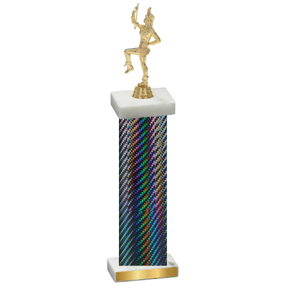 Single Black Carbon Fiber Majorette Trophy