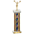 Single Flag USA Cheerleading Trophy