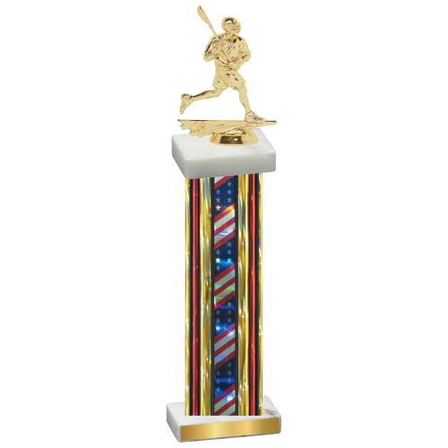 Single Flag USA Lacrosse Trophy