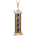 Single Flag USA Victory Trophy
