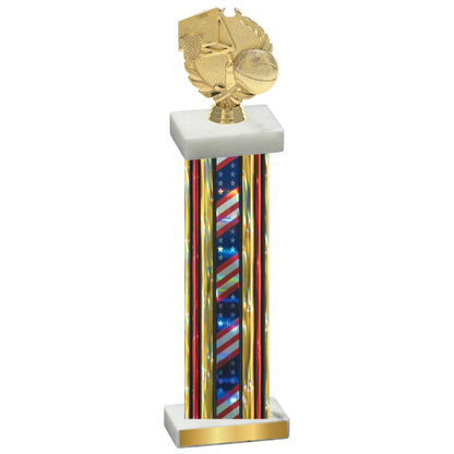 Single Flag USA Basketball Trophy