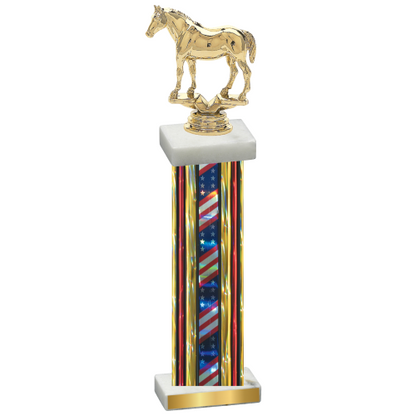 Single Flag USA Horses Trophy