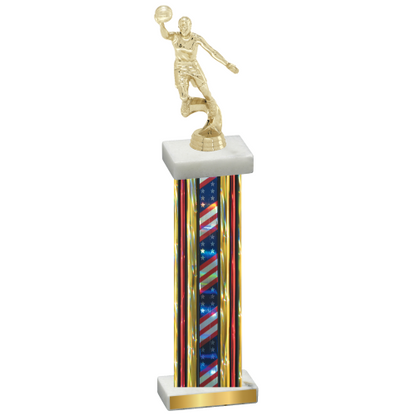 Single Flag USA Basketball Trophy