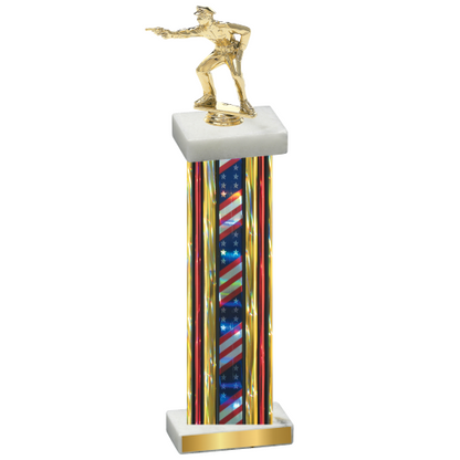 Single Flag USA Shooter Trophy