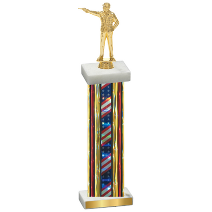 Single Flag USA Shooter Trophy