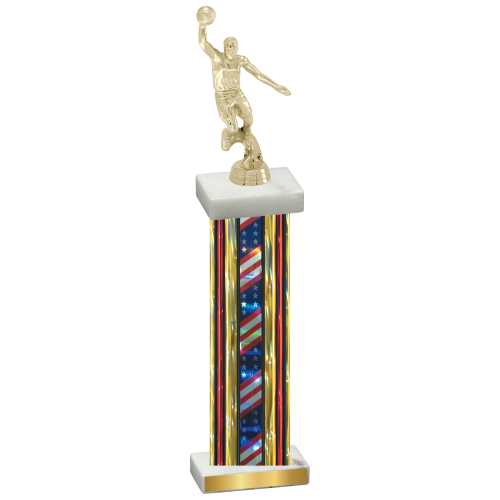 Single Flag USA Basketball Trophy