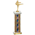Single Flag USA Karate Trophy