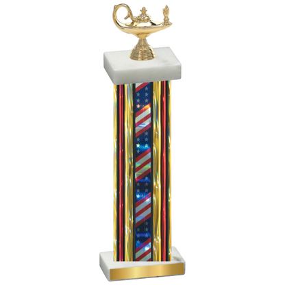 Single Flag USA Academics Trophy