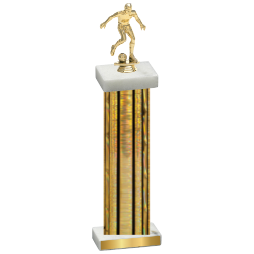 Single Gold Glacier Soccer Trophy