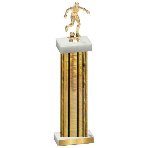 Single Gold Glacier Soccer Trophy