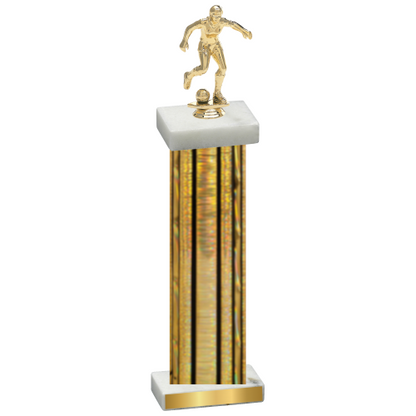 Single Gold Glacier Soccer Trophy