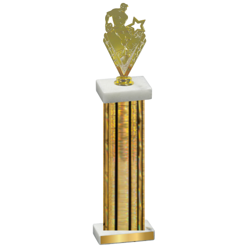 Single Gold Glacier Rugby Trophy