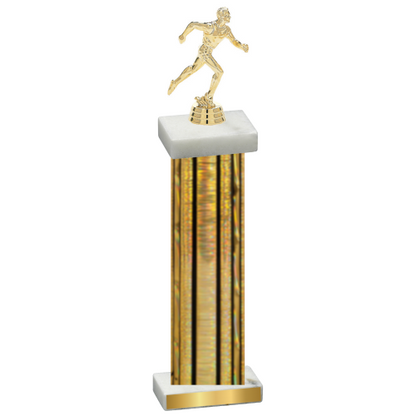 Single Gold Glacier Running Trophy