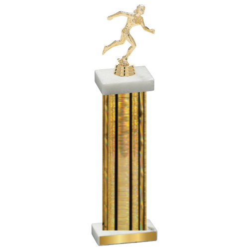 Single Gold Glacier Running Trophy