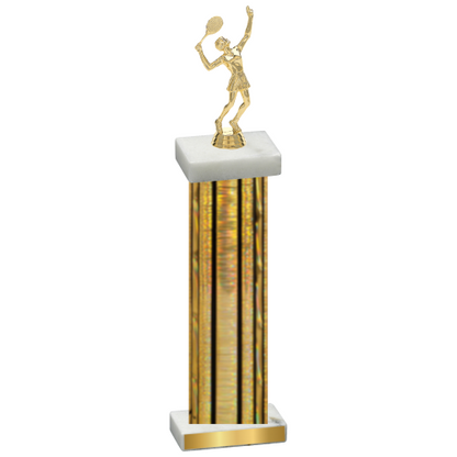 Single Gold Glacier Tennis Trophy