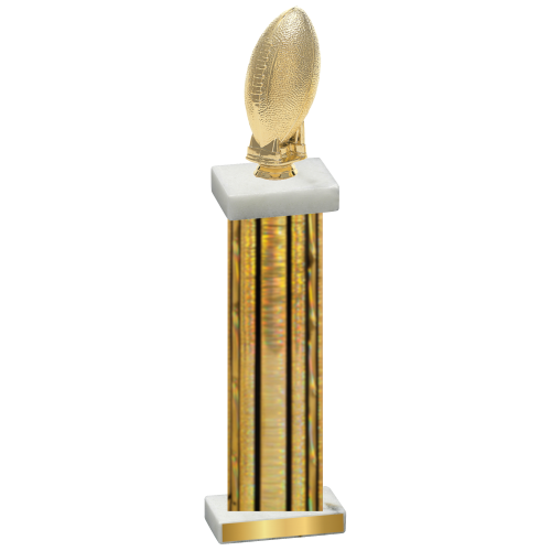 Single Gold Glacier Football Trophy