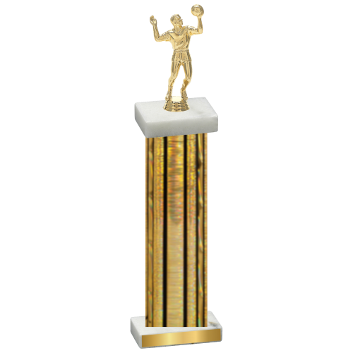 Single Gold Glacier Volleyball Trophy