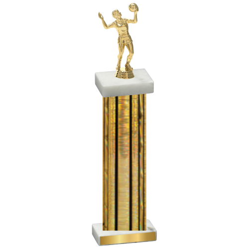 Single Gold Glacier Volleyball Trophy