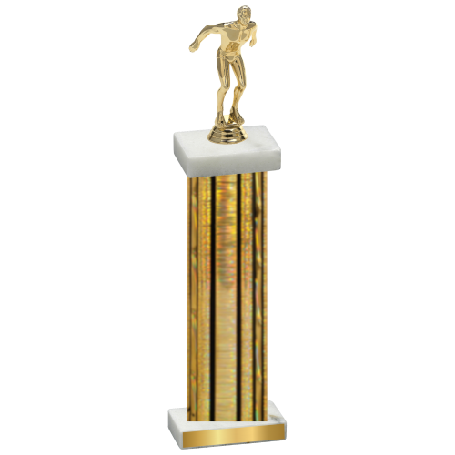 Single Gold Glacier Swimming Trophy