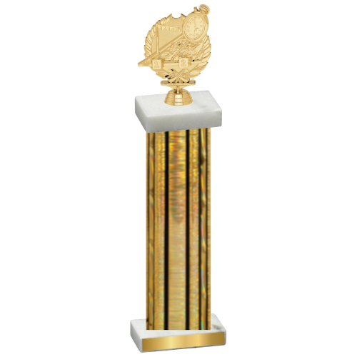 Single Gold Glacier Swimming Trophy