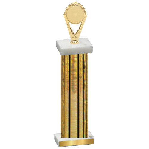 Single Gold Glacier Insert Trophy