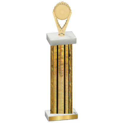 Single Gold Glacier Insert Trophy