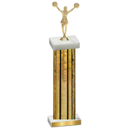 Single Gold Glacier Cheerleading Trophy