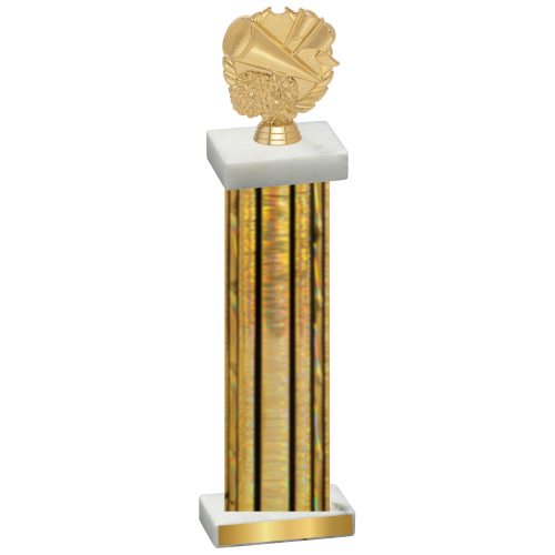 Single Gold Glacier Cheerleading Trophy