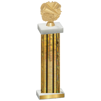 Single Gold Glacier Cheerleading Trophy