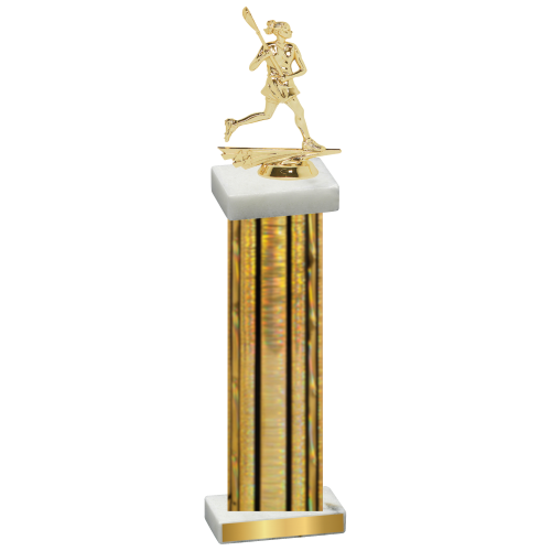 Single Gold Glacier Lacrosse Trophy