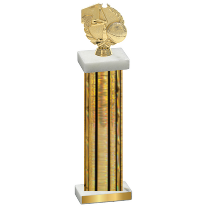 Single Gold Glacier Basketball Trophy