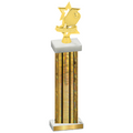 Single Gold Glacier Pickleball Trophy