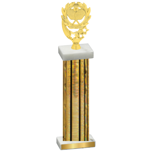 Single Gold Glacier Pickleball Trophy