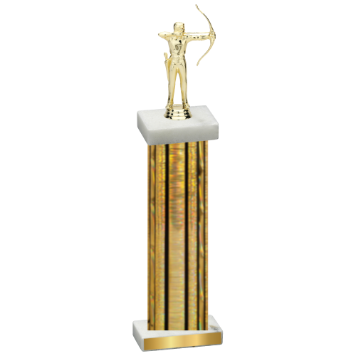 Single Gold Glacier Archery Trophy