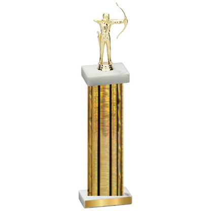 Single Gold Glacier Archery Trophy