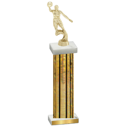 Single Gold Glacier Basketball Trophy