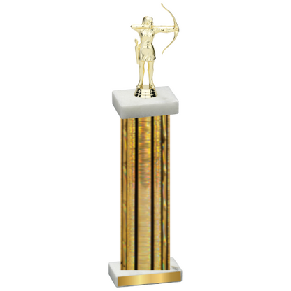 Single Gold Glacier Archery Trophy