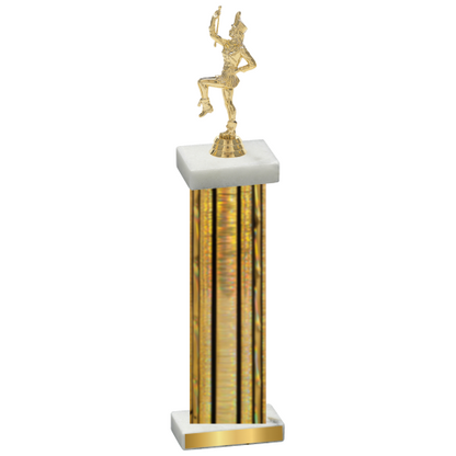 Single Gold Glacier Majorette Trophy