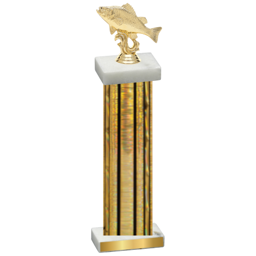 Single Gold Glacier Fishing Trophy