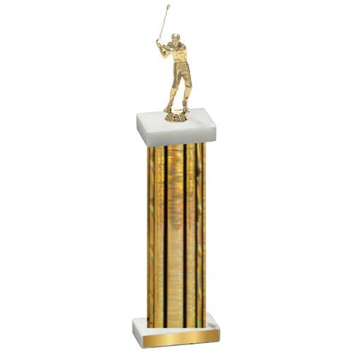 Single Gold Glacier Golf Trophy