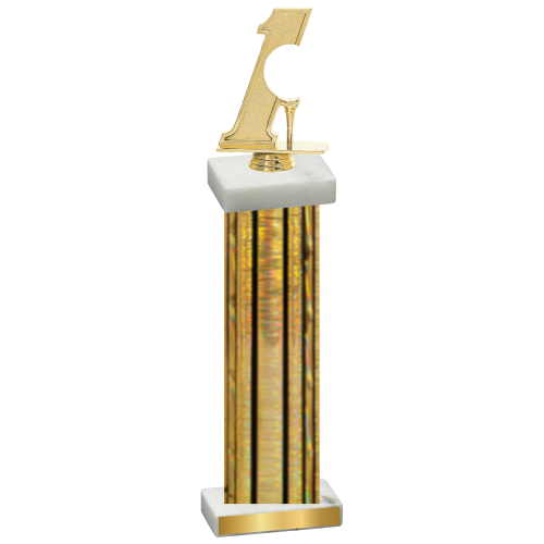 Single Gold Glacier Golf Trophy