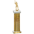 Single Gold Glacier Baseball Trophy