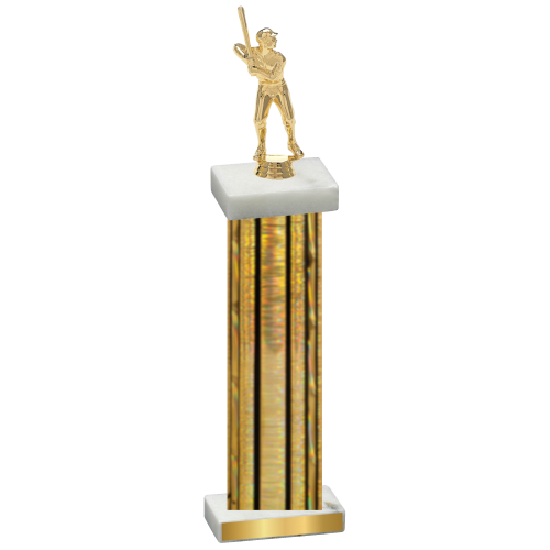 Single Gold Glacier Baseball Trophy