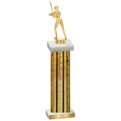 Single Gold Glacier Softball Trophy