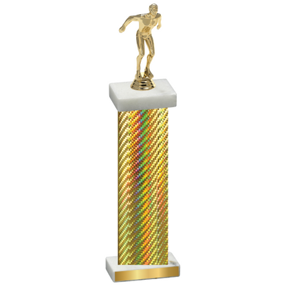 Single Gold Carbon Fiber Swimming Trophy