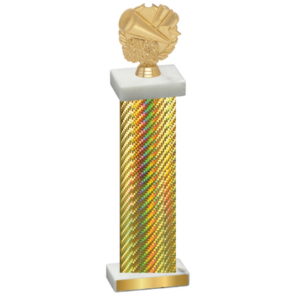 Single Gold Carbon Fiber Cheerleading Trophy