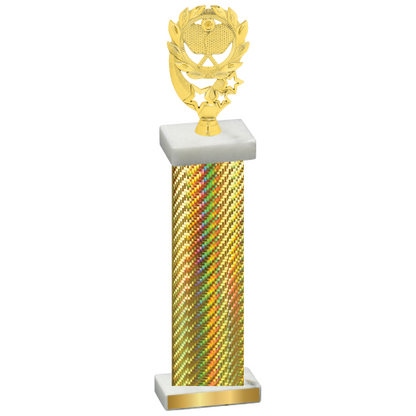 Single Gold Carbon Fiber Pickleball Trophy