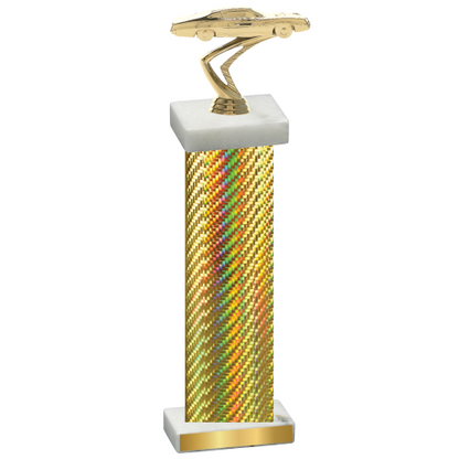 Single Gold Carbon Fiber Cars Trophy