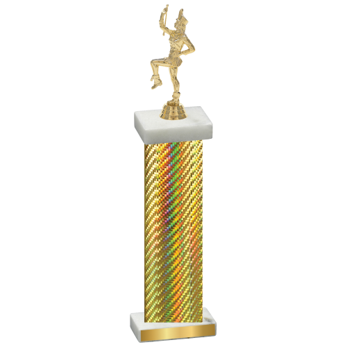 Single Gold Carbon Fiber Majorette Trophy