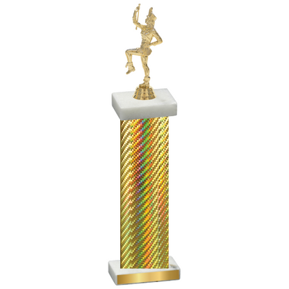 Single Gold Carbon Fiber Majorette Trophy